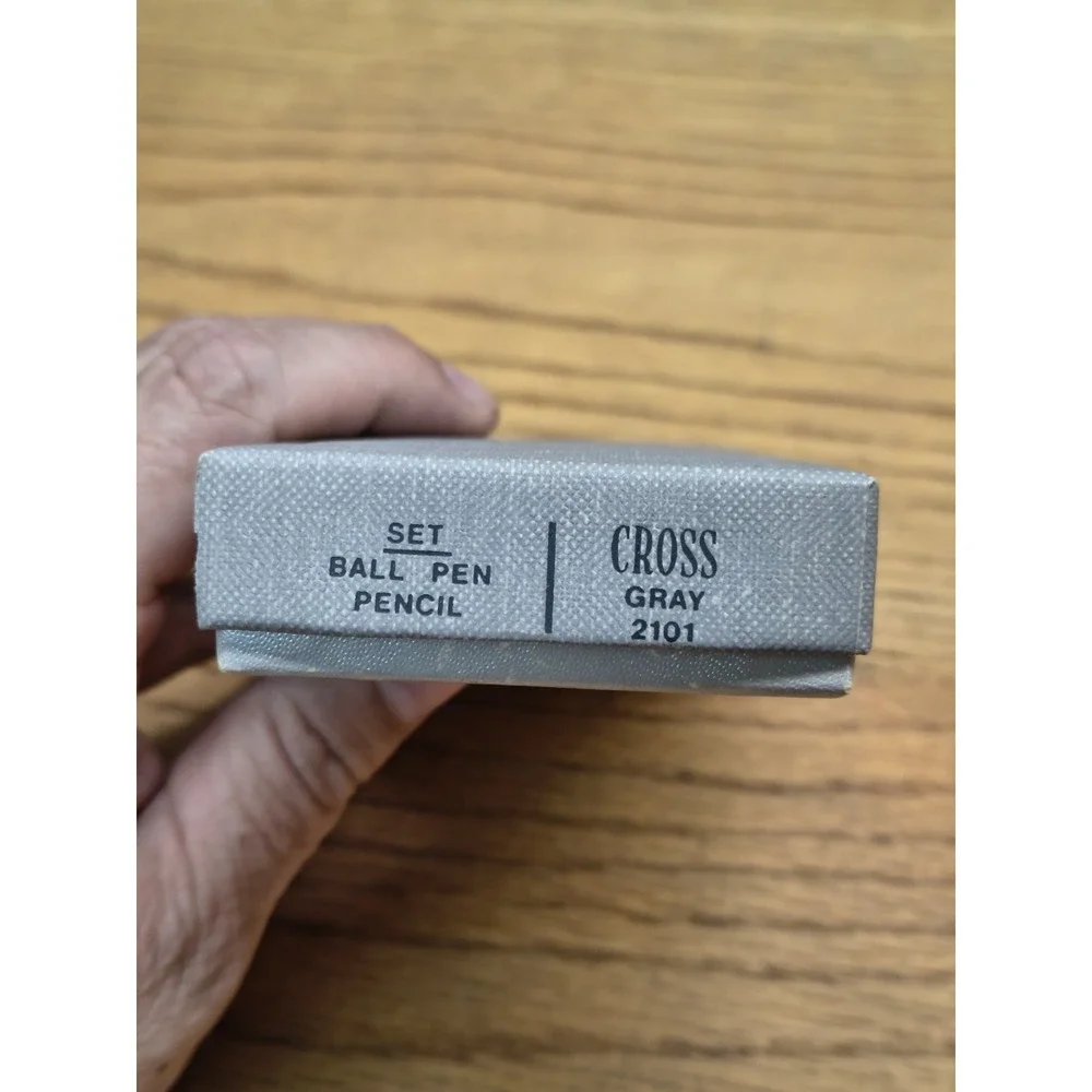 CROSS  GRAY BALL POINT PEN .5mm MECHANICAL PENCIL SET #2101 Kamin & Associates